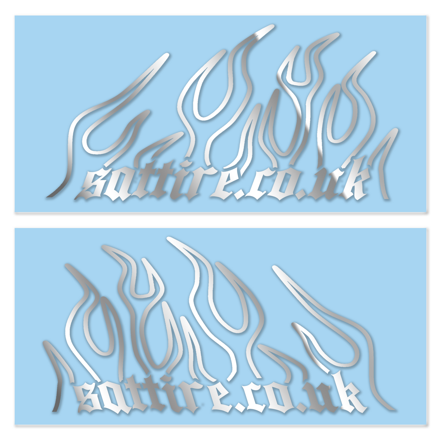 FLAME DECAL STICKERS