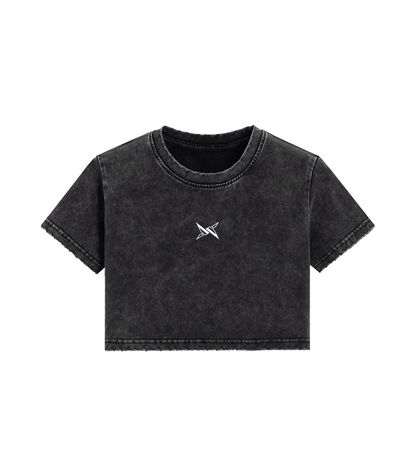 COLLEGE CROPPED TEE