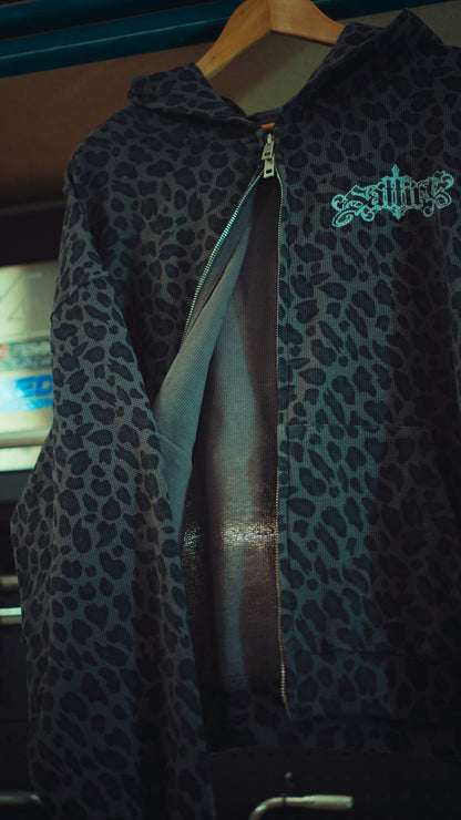 LEOPARD ZIP-UP