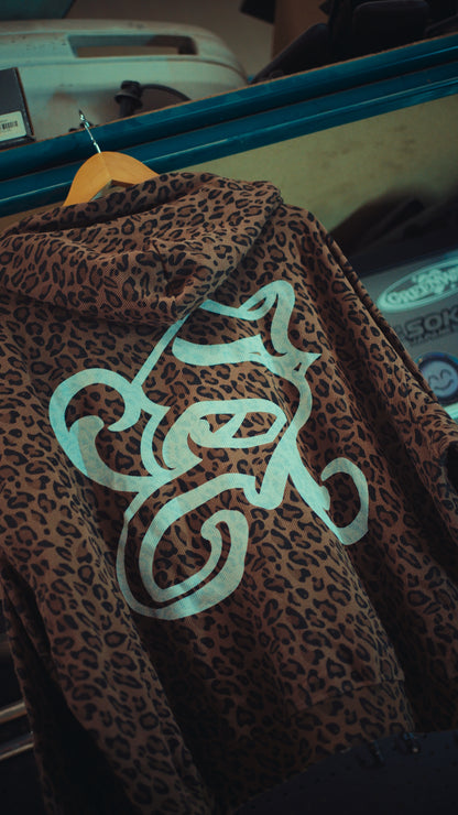 LEOPARD ZIP-UP