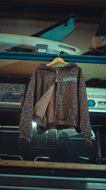 LEOPARD ZIP-UP