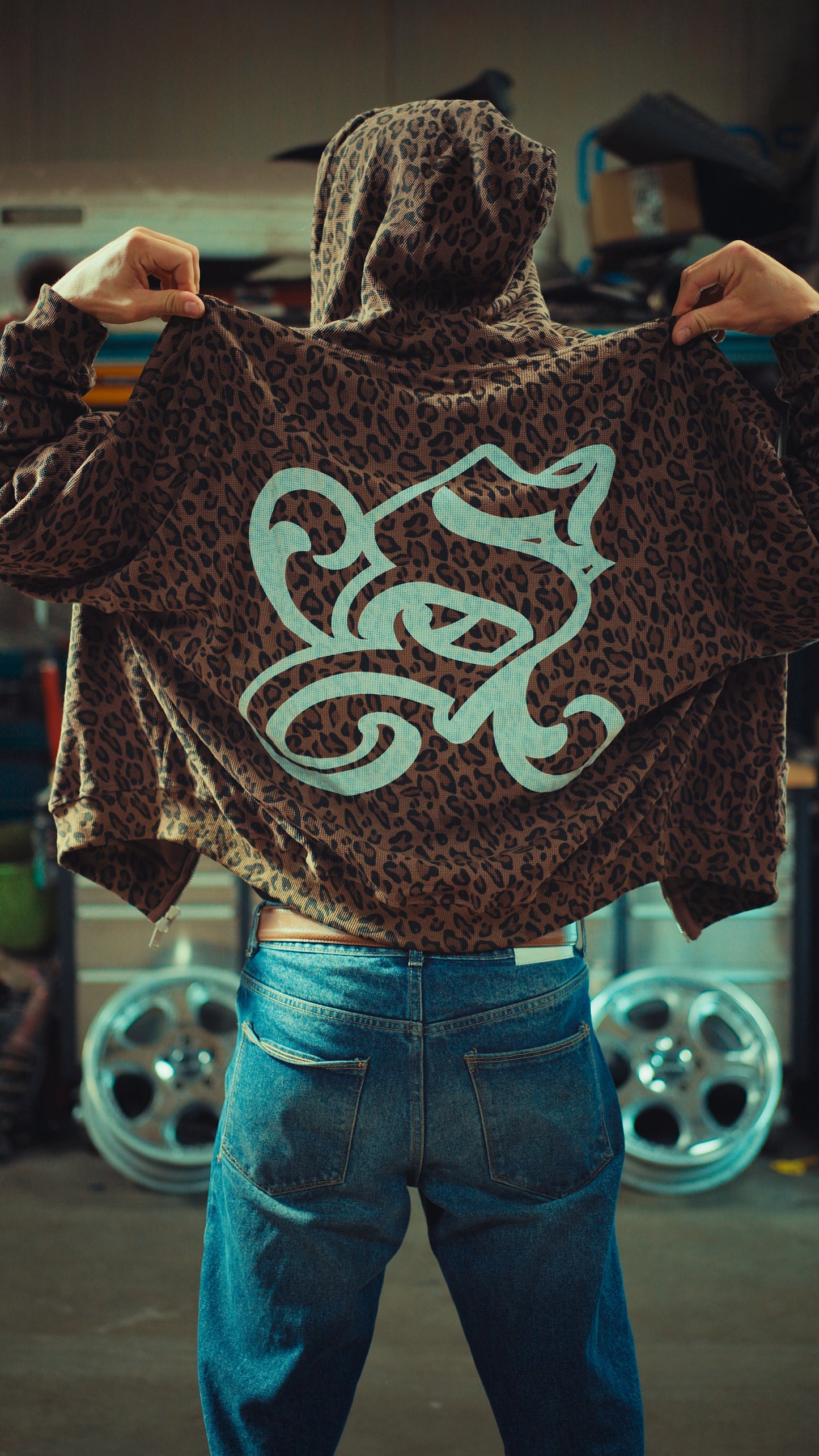 LEOPARD ZIP-UP