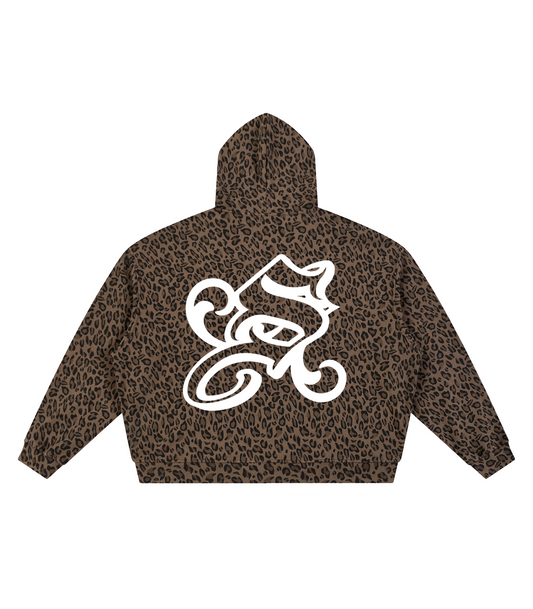 LEOPARD ZIP-UP